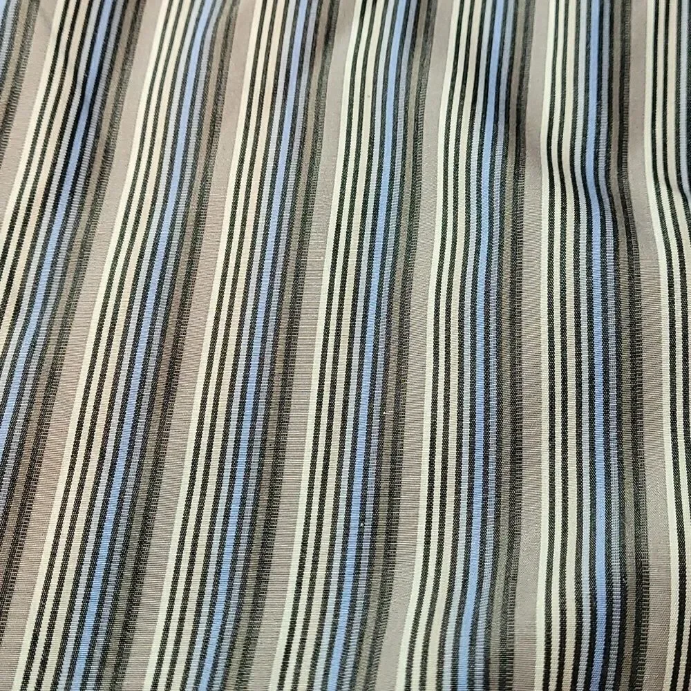 Tailorbyrd striped men's long‎ sleeve button up shirt size Large